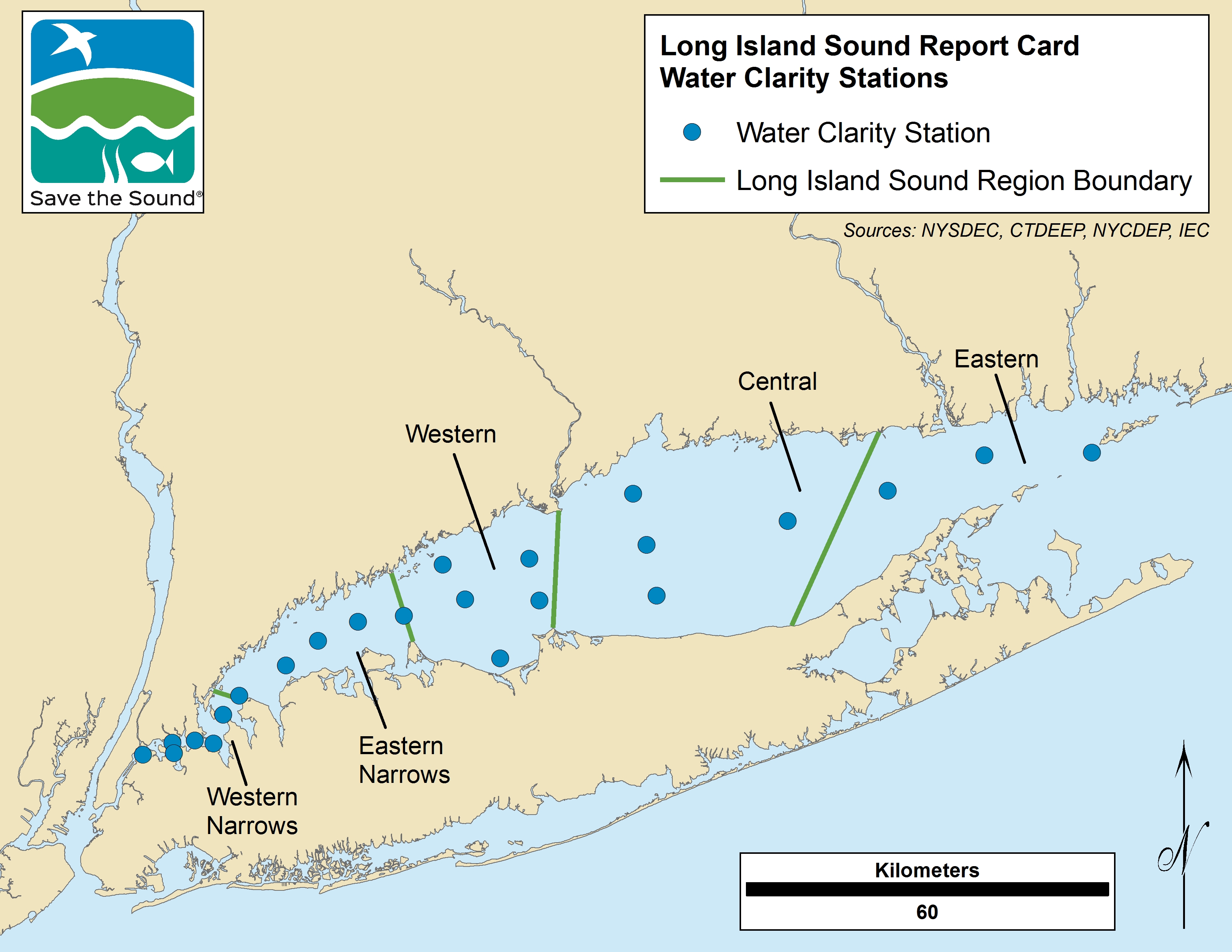 Depth Chart Long Island Sound