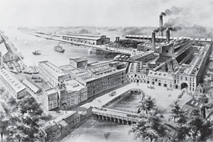 Stamford Manufacturing Company, Cove Island, Stamford.