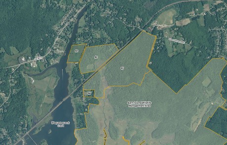 Recent Acquisitions at Barn Island WMA:Parcel 1: Manousos, 144 acres, 2005 Parcel 2: Crowley 1, 49 acres, 2007 Parcel 3: Crowley 2, 16 acres, 2010 Parcel 4: Matson, 6 acres, 2011
