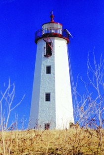 Falkner  Island Lighthouse. Photo courtesy of Walter Sedovic Architects