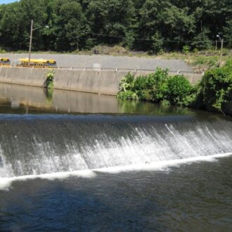 The Middle Street Dam in Bristol, CT will be removed using BIL Funding. CT DEEP photo
