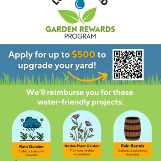 flyer for the Long Island Garden Rewards Program