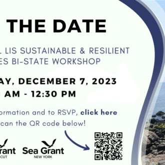 this is a flyer for the Save the Day for the second annual BI-State Sustainable and Resilient Communities workshop for Dec. 7